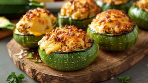 5-Ingredient Stuffed Zucchini Recipe