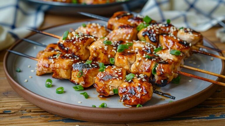 Airfryer Recipe: Delicious and Light Teriyaki Chicken Skewers