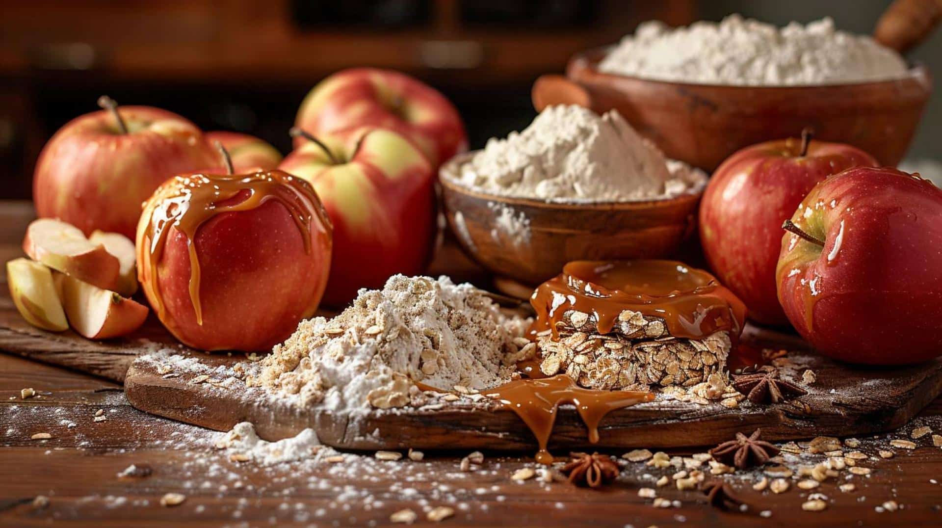Caramel Apple Crisp Cookies Recipe