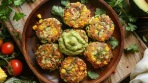 Corn and Zucchini Fritters Recipe