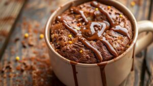 Decadent Nutella Mug Cake for One