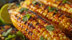 Delicious and Quick Airfryer Recipe: Spicy Lime Chili Corn on the Cob