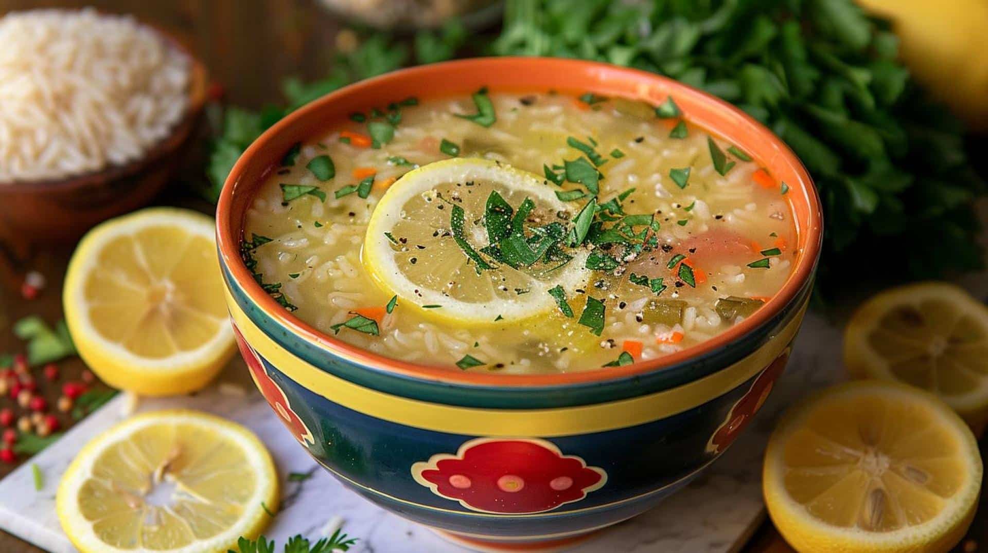 Easy Lemon Rice Soup Recipe – Perfect for Kids