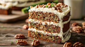Easy Zucchini Walnut Cake Recipe