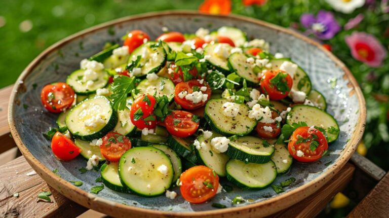 Fresh Zucchini Salad Recipe
