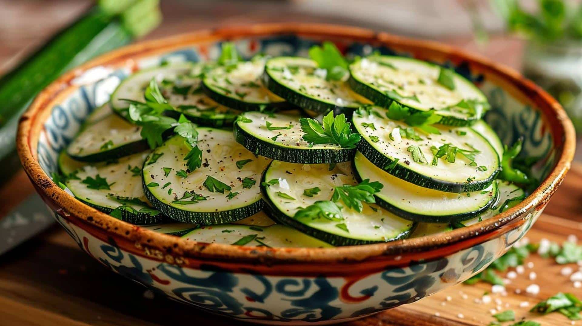 Fresh Zucchini Salad Recipe