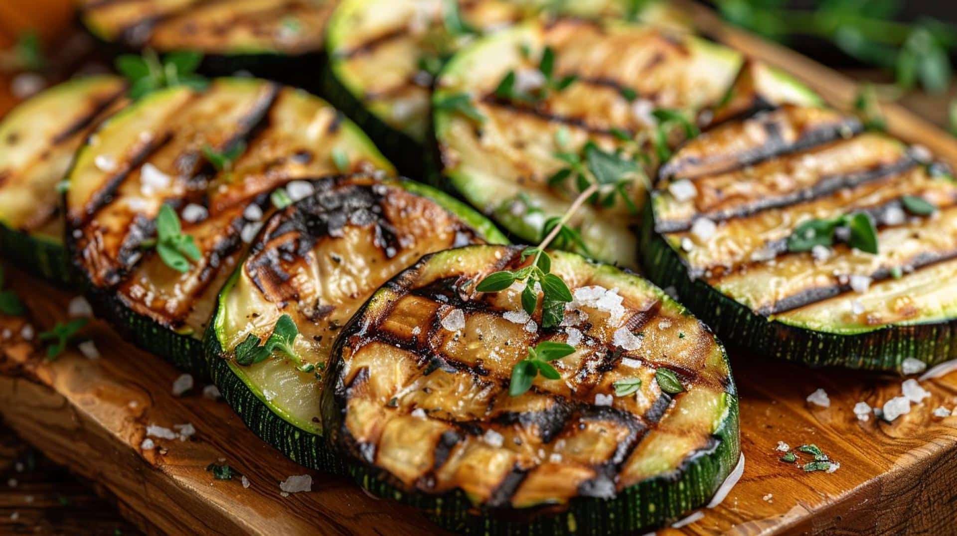 Grilled Zucchini Slices Recipe