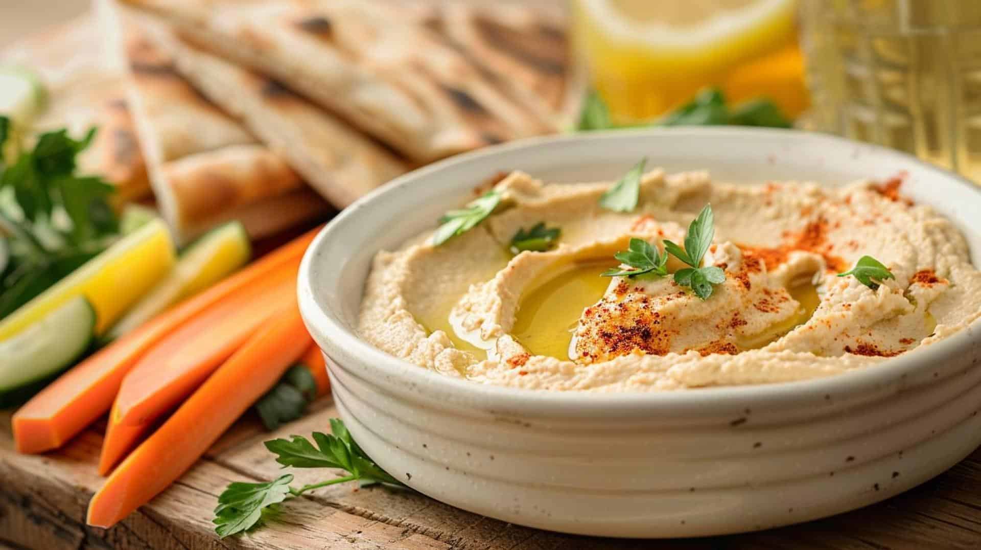 Homemade Hummus Recipe: A Healthy 5-Minute Snack for Your Appetizer Table