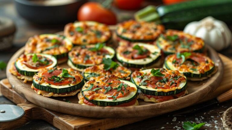 Mini Zucchini Pizzas Recipe