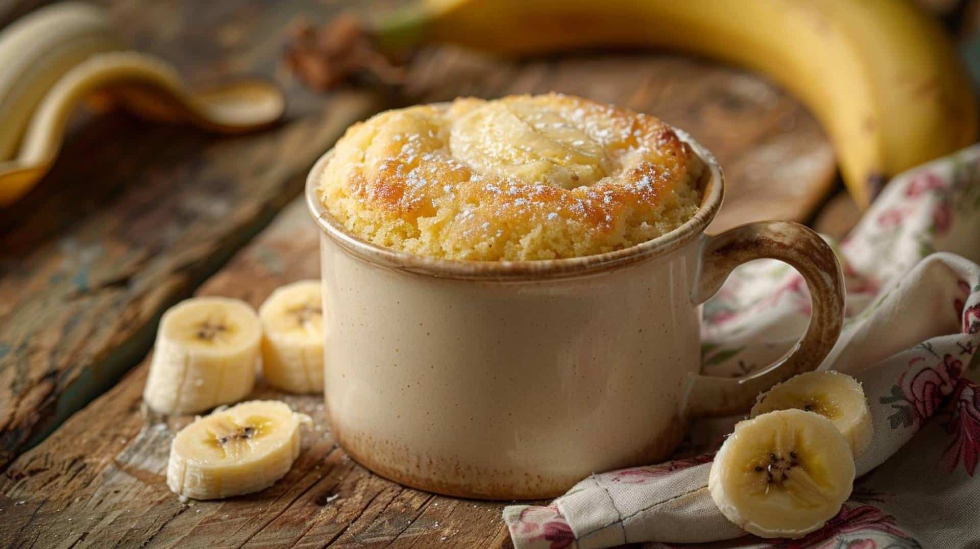 No-Egg Wonder: Banana Mug Cake