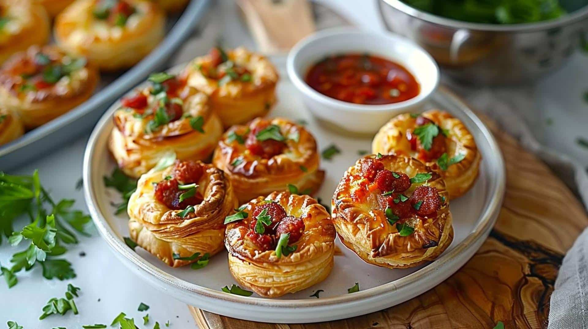 Perfect Appetizer: Chorizo Mini Puffs Recipe