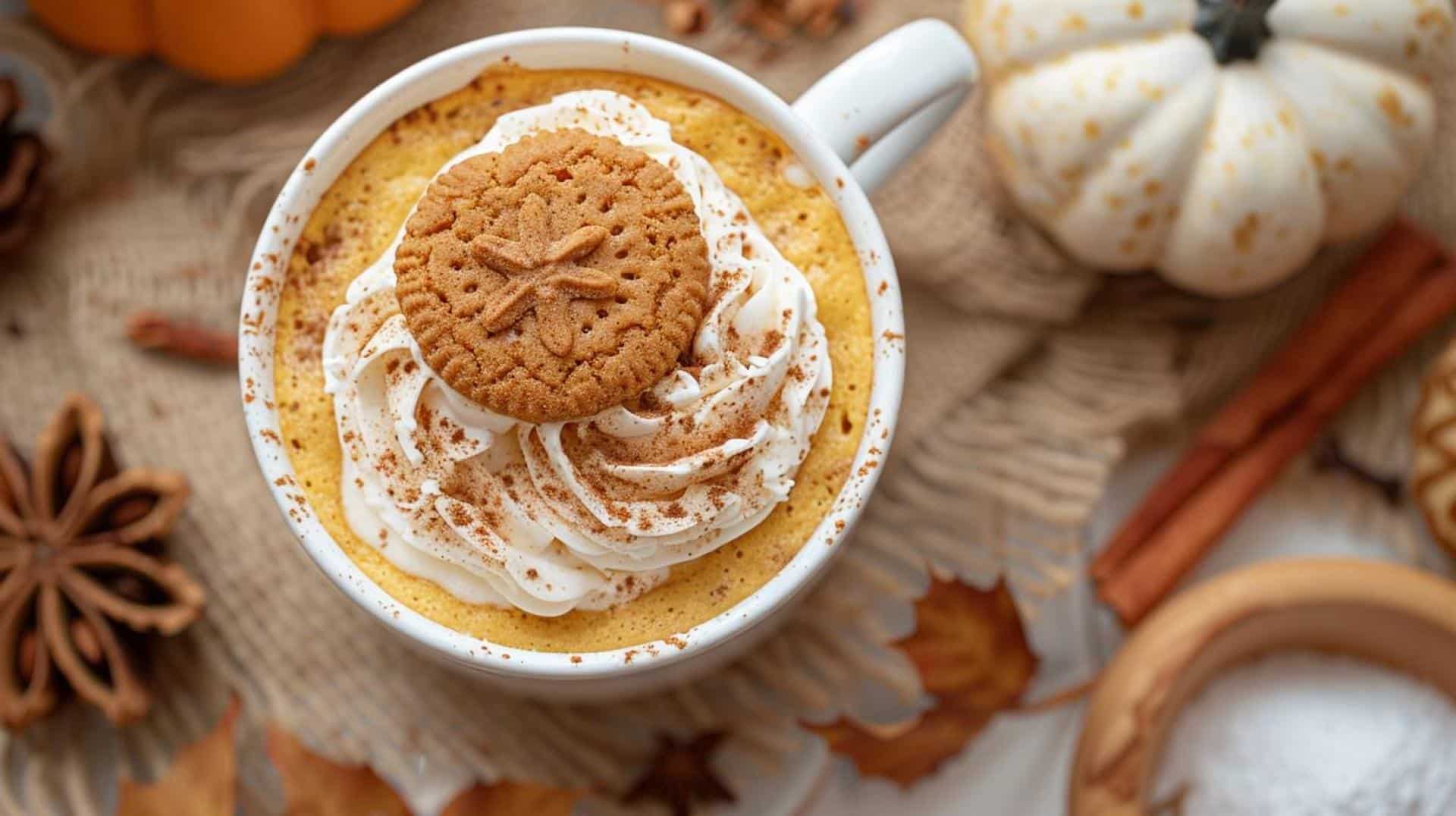 Pumpkin Spice Mug Cake for Fall