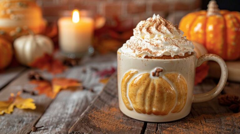 Pumpkin Spice Mug Cake for Fall