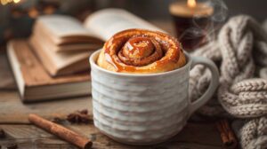 Quick and Cozy Cinnamon Roll Mug Cake