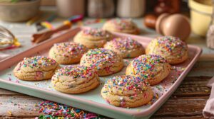 Rainbow Sprinkle Sugar Cookies Recipe