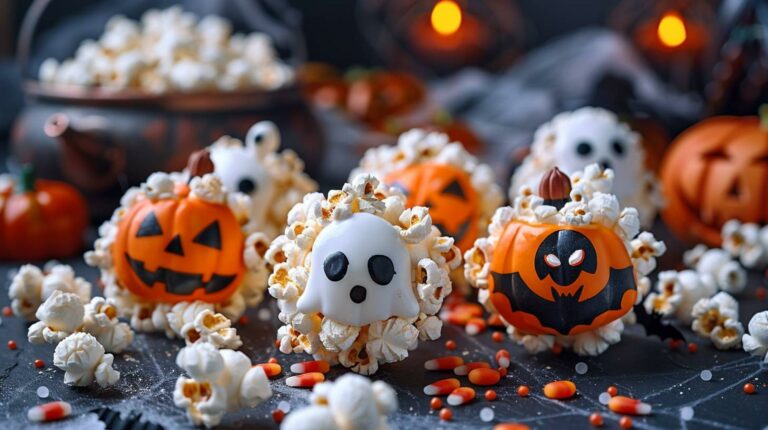 Recipe: Halloween Popcorn Balls – Simple and fun popcorn balls perfect for Halloween