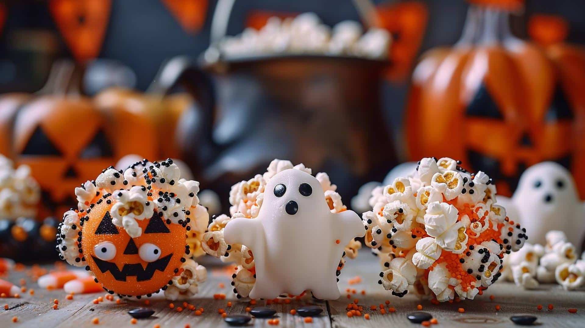 Recipe: Halloween Popcorn Balls – Simple and fun popcorn balls perfect for Halloween