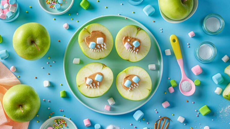 Recipe: Monster Mouth Apple Bites – Fun and healthy apple bites with a monster twist