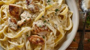 Recipe: One-Pot Chicken Alfredo – Creamy pasta with tender chicken, all in one pot