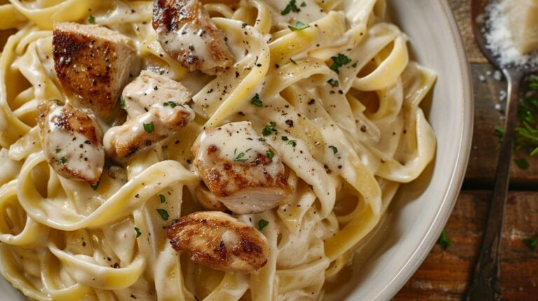 Recipe: One-Pot Chicken Alfredo – Creamy pasta with tender chicken, all in one pot