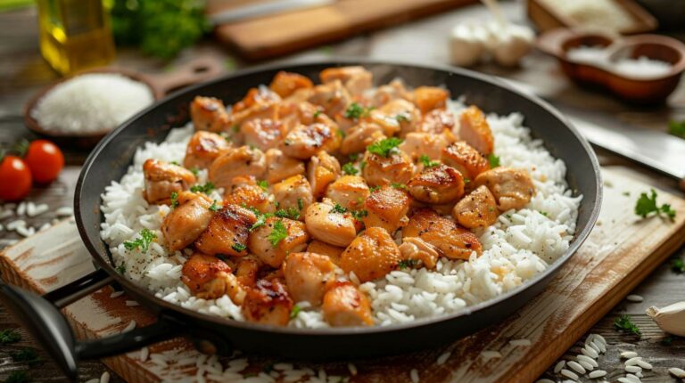 Recipe: One-Pot Chicken and Rice – Juicy chicken and fluffy rice cooked together