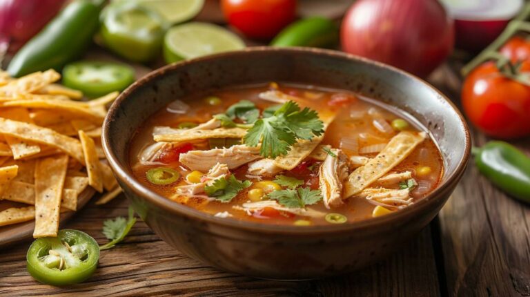 Recipe: One-Pot Chicken Tortilla Soup – Spicy and hearty soup with chicken and tortillas