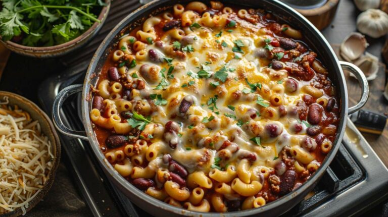 Recipe: One-Pot Chili Mac – Hearty chili with macaroni and cheese