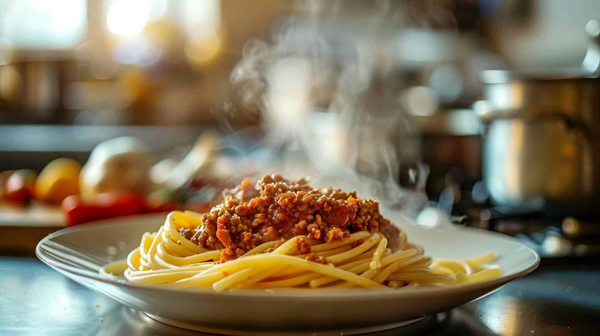 Recipe: One-Pot Spaghetti Bolognese – Rich and meaty Bolognese sauce with spaghetti