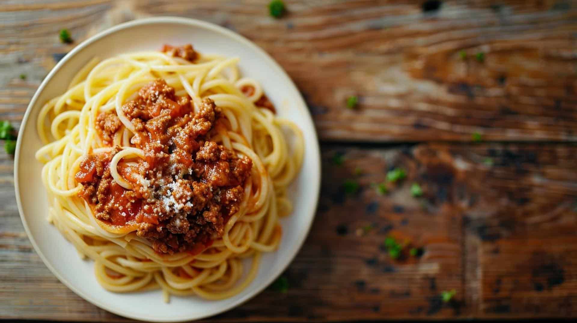 Recipe: One-Pot Spaghetti Bolognese – Rich and meaty Bolognese sauce with spaghetti
