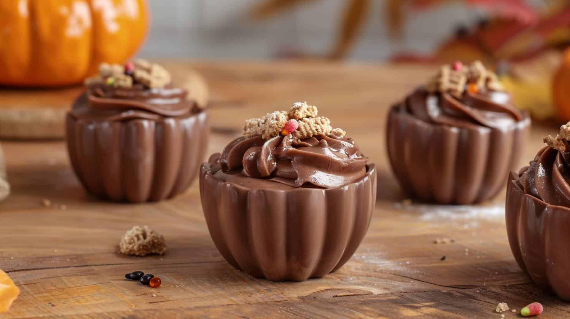 Recipe: Pumpkin Patch Dirt Cups – Fun and tasty dirt cups with a pumpkin patch theme