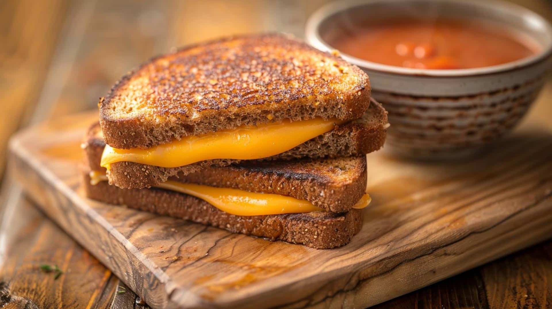 Recipe: Quick Grilled Cheese Sandwich – A classic grilled cheese sandwich with gooey cheese