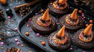 Recipe: Witch Hat Cookies – Delicious cookies shaped like witch hats, perfect for Halloween