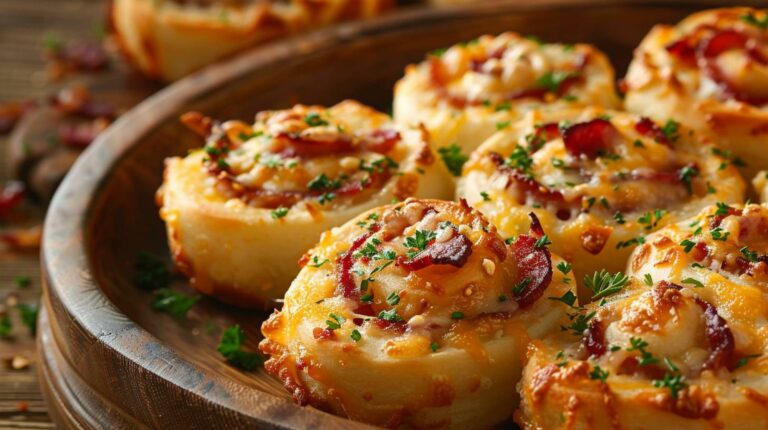 Savory and Crunchy Bacon and Cheese Rolls: The Perfect Appetizer Recipe