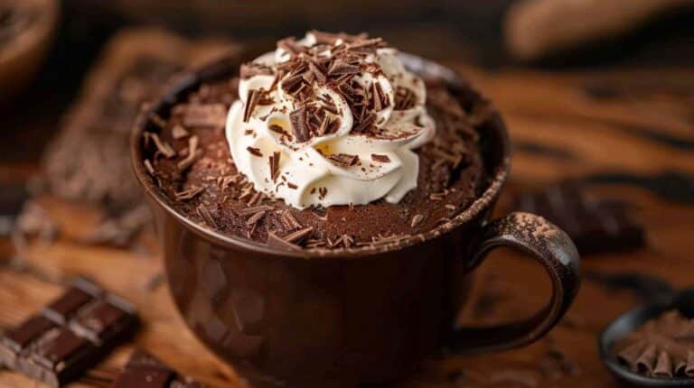Ultimate Chocolate Fudge Mug Cake