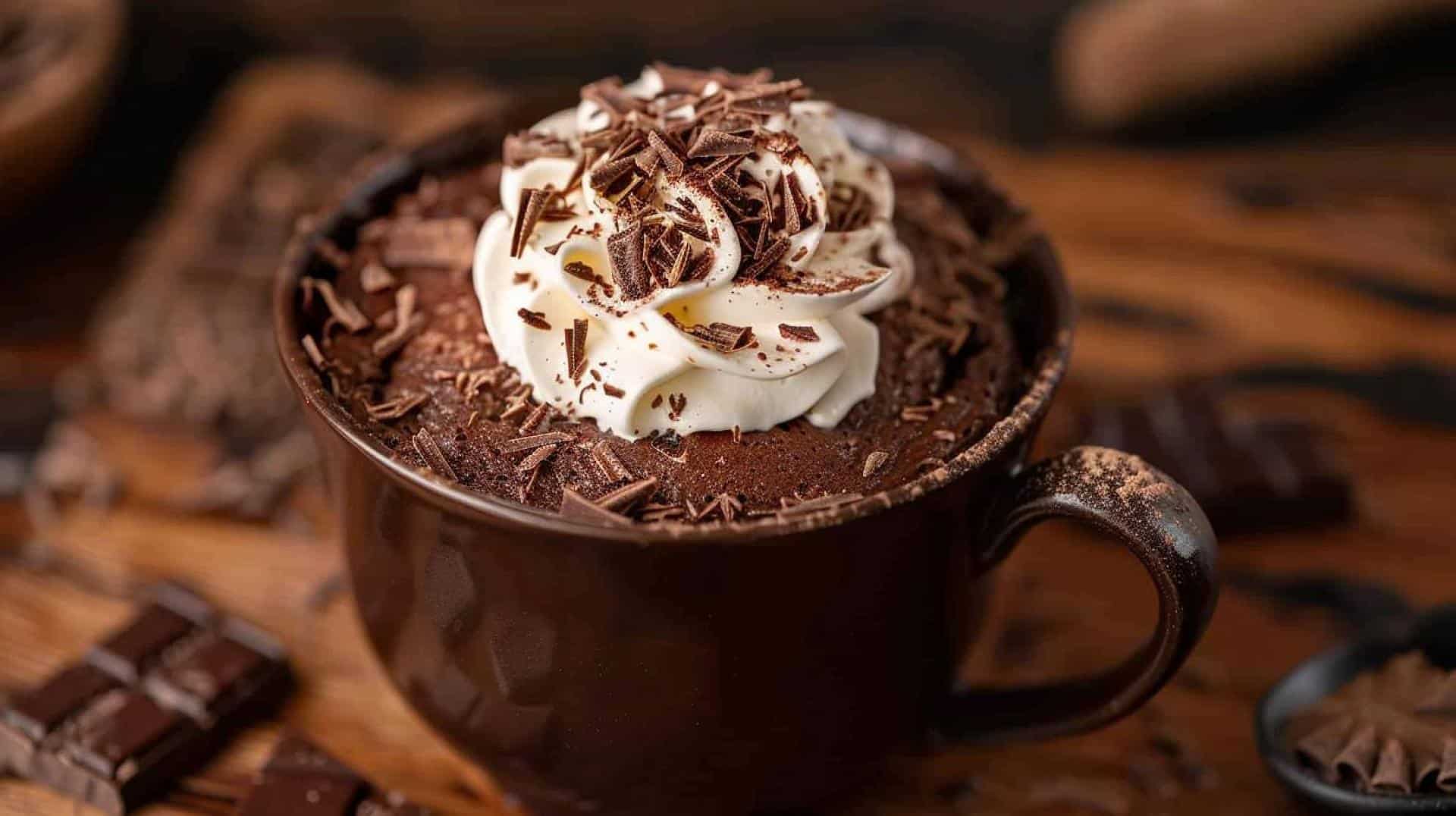 Ultimate Chocolate Fudge Mug Cake