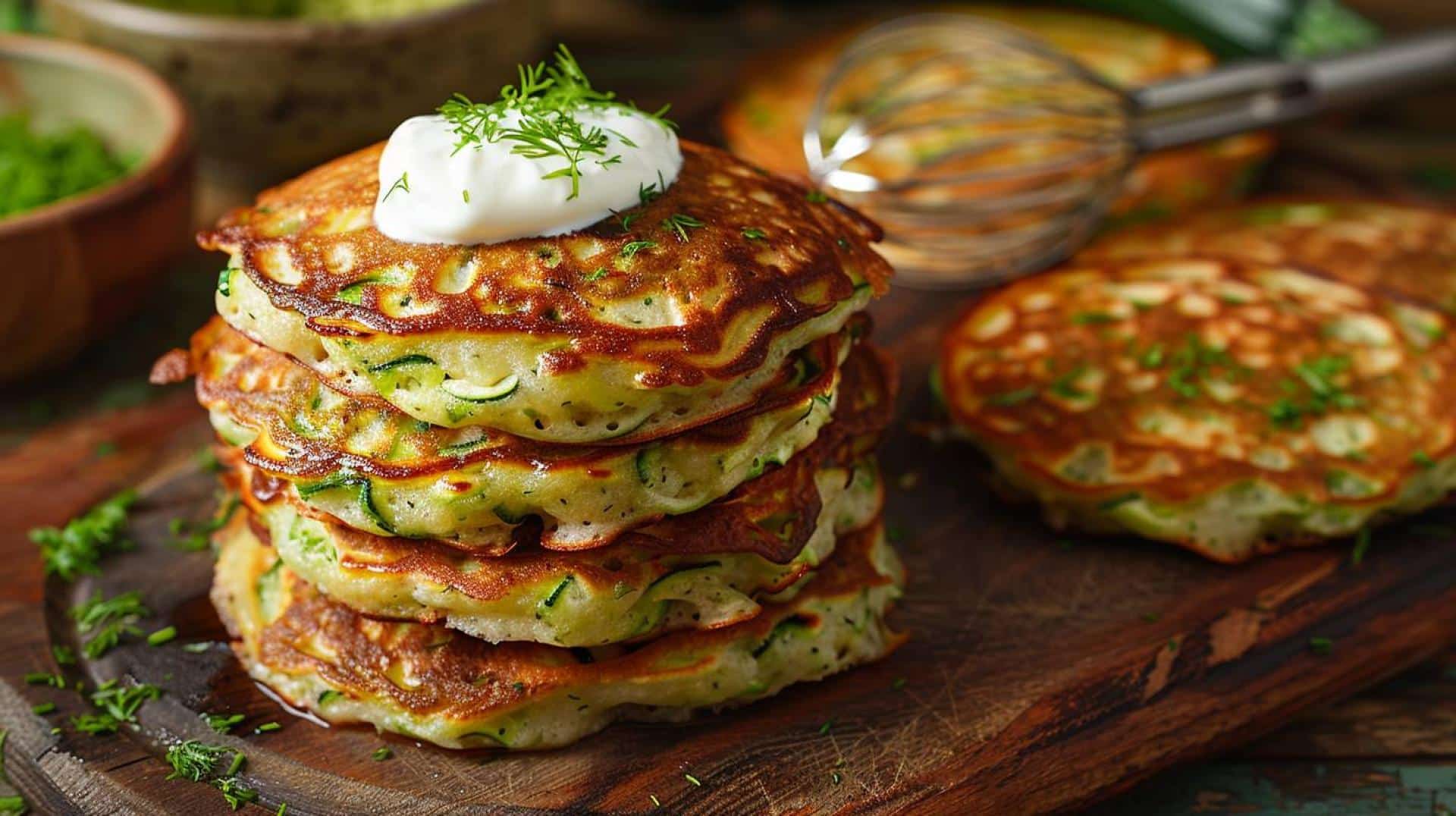 Zucchini Pancakes Recipe