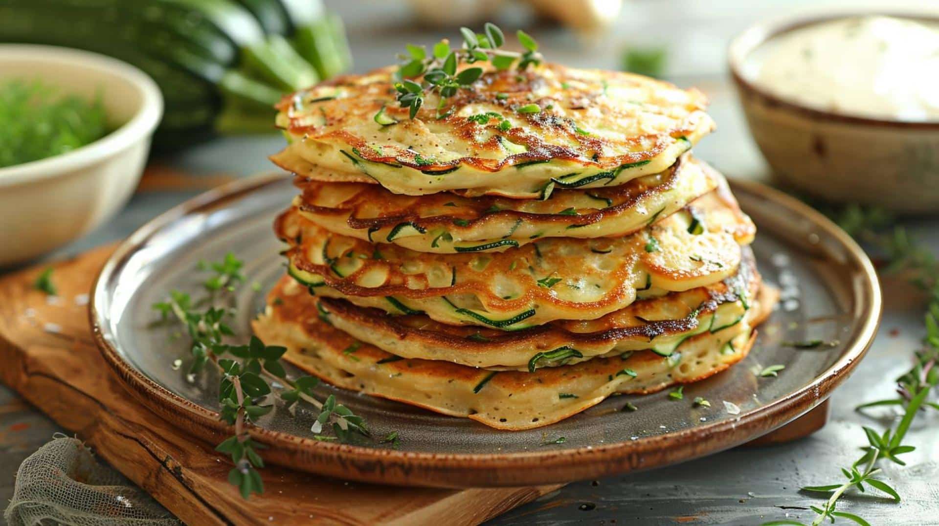 Zucchini Pancakes Recipe