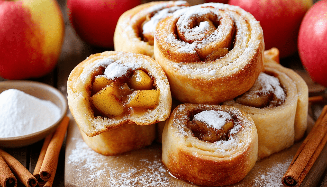 discover the deliciously soft and gooey air fryer apple cinnamon rolls. made with fresh apples, warm cinnamon, and a flaky dough, this easy recipe offers a quick and delightful treat perfect for breakfast or dessert. enjoy a healthier version of this classic favorite in just minutes!