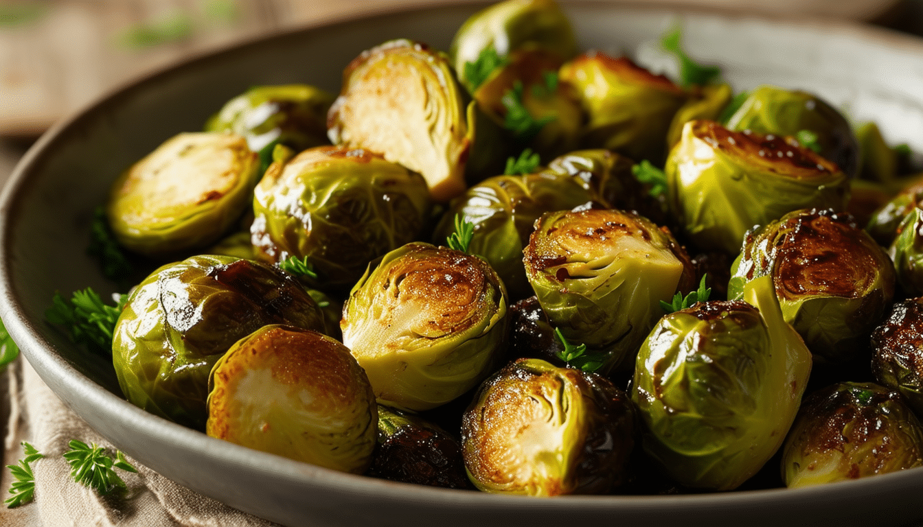 discover the perfect side dish with our air fryer balsamic brussels sprouts recipe. these crispy, flavorful sprouts are tossed in a tangy balsamic glaze and cooked to perfection in your air fryer. quick, healthy, and packed with flavor, this dish will elevate any meal!