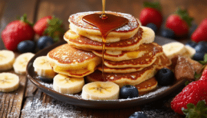 delight in the sweet and fluffy goodness of air fryer banana pancake bites! these easy-to-make treats combine ripe bananas with pancake batter, creating bite-sized delights that are perfect for breakfast or a snack. enjoy a healthier twist on a classic favorite, all cooked to perfection in your air fryer!