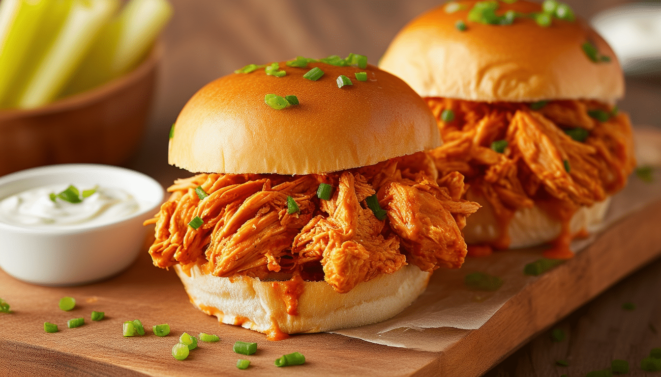 savor the bold flavors of air fryer buffalo chicken sliders, a quick and delicious recipe perfect for game day or any gathering. crispy chicken, tangy buffalo sauce, and creamy toppings come together in soft slider buns for a mouthwatering treat that everyone will love.