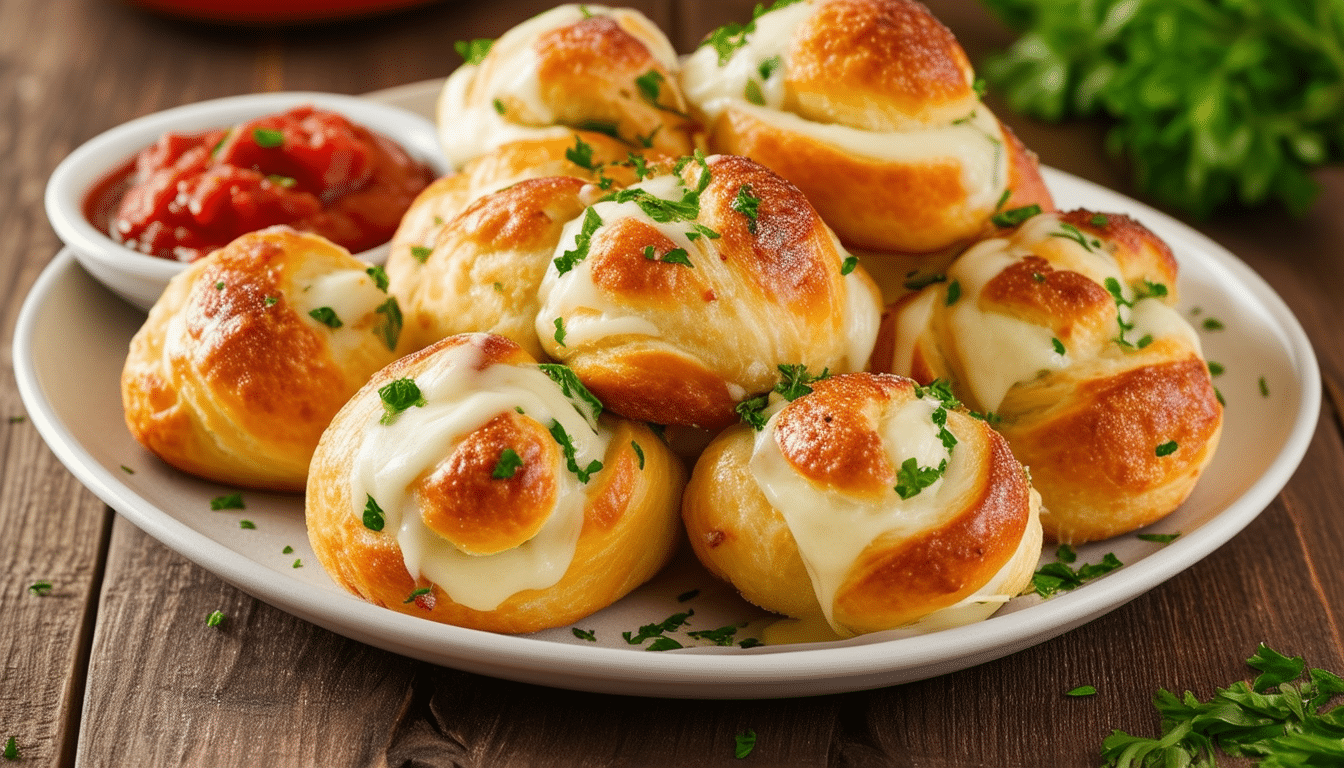 discover the ultimate indulgence with air fryer cheesy garlic knots! these fluffy, buttery bites are packed with melted cheese and a rich garlic flavor, all made effortlessly in your air fryer. perfect as a snack or appetizer, your taste buds will thank you!