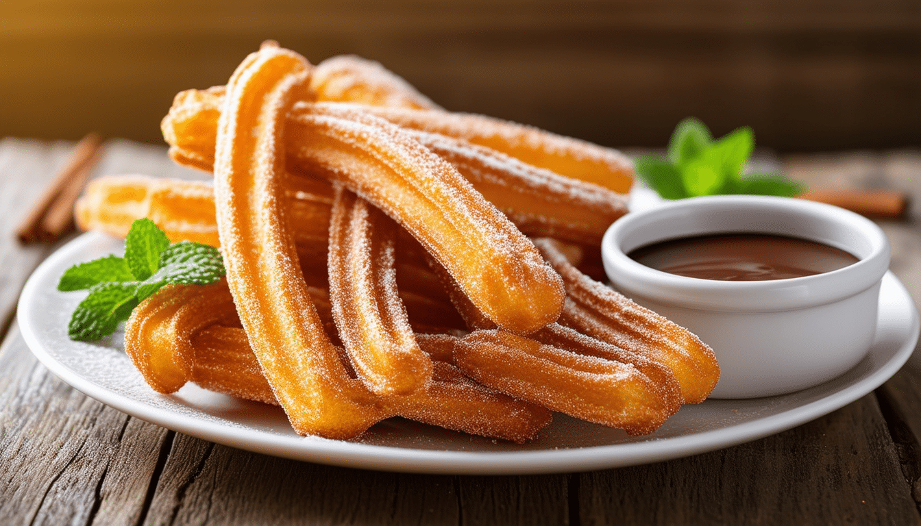 indulge in the deliciousness of air fryer churros with chocolate sauce! this easy recipe offers a healthier twist on the classic treat, combining crispy, golden churros with rich chocolate for an irresistible dessert. perfect for sharing or enjoying on your own!