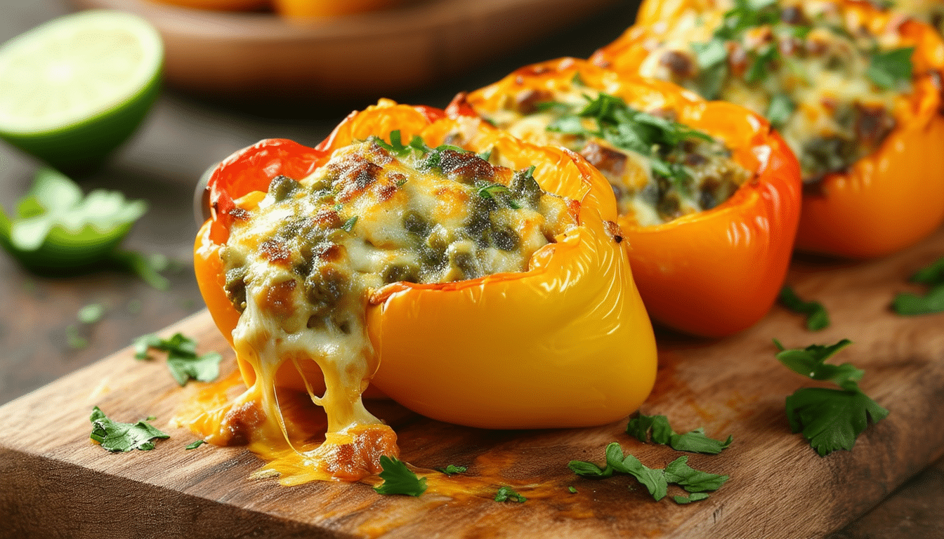 discover the deliciousness of air fryer jalapeño and cheese stuffed mini peppers. these spicy, cheesy bites are quick to prepare, making them the perfect appetizer or snack for any occasion. enjoy a burst of flavor with a healthier twist using your air fryer!