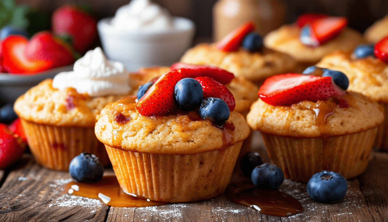 discover the delightful taste of air fryer pancake muffins! perfectly fluffy and easy to make, these muffins are a fun twist on traditional pancakes, baked to golden perfection in your air fryer. ideal for breakfast or a sweet snack, they’re quick to prepare and customizable with your favorite toppings. enjoy a delicious and healthy treat in no time!
