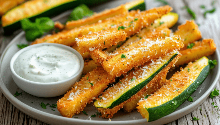 discover a healthier twist on a classic favorite with these air fryer parmesan zucchini fries. crunchy, cheesy, and irresistibly delicious, these guilt-free snacks are quick to make and perfect for any occasion!