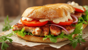 discover the deliciousness of our air fryer pork tenderloin sandwich! juicy pork tenderloin, perfectly seasoned and cooked to crispy perfection in the air fryer, served on a toasted bun with fresh toppings. a quick and easy recipe for a satisfying meal any time of the day.