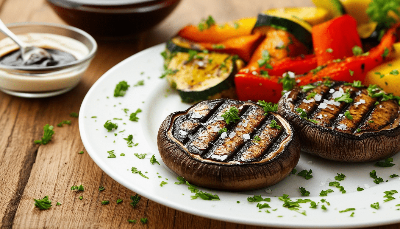 discover a delicious and healthy way to enjoy portobello mushroom steaks with our air fryer recipe. perfectly seasoned and perfectly cooked, these veggie delights are a quick and easy meal option for anyone looking to elevate their culinary experience. ideal for plant-based diets or as a tasty side dish!