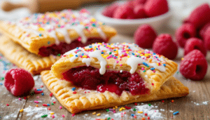 delight your taste buds with our air fryer raspberry pop tarts recipe! quick and easy to prepare, these golden pastries are filled with luscious raspberry jam and topped with a sweet glaze, making them the perfect treat for any occasion. enjoy a healthier, homemade twist on a classic favorite!