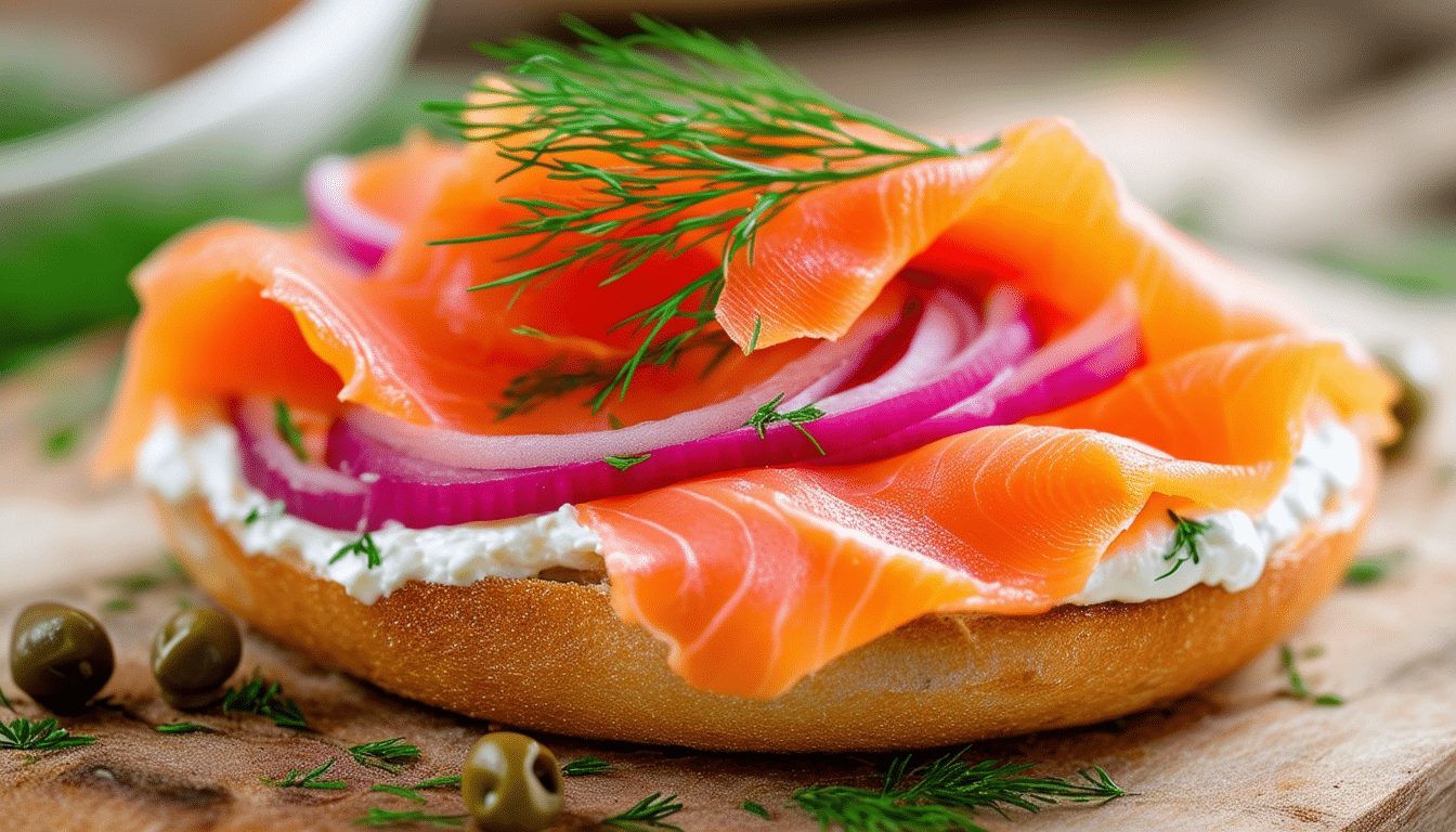 treat yourself to a delicious twist on breakfast with air fryer smoked salmon bagels. this easy recipe combines crispy bagels, rich smoked salmon, and refreshing toppings for a gourmet experience in the comfort of your home. perfect for brunch or a speedy meal any time of the day!